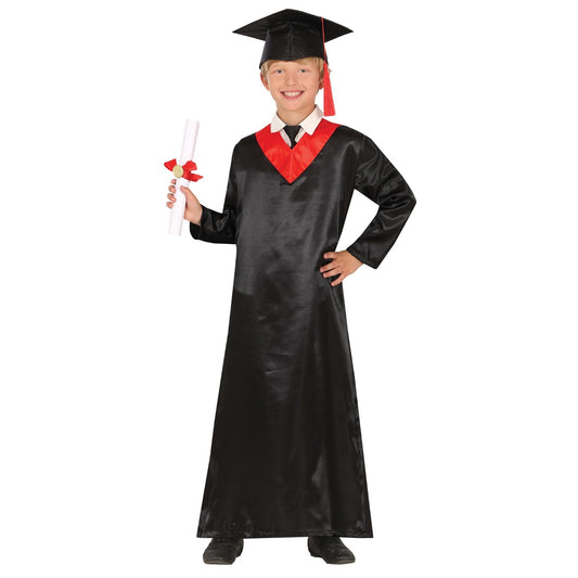 Déguisement Diplômé Classique Rouge enfant