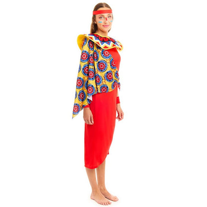 Costume de guerrier de la tribu Masai pour femme