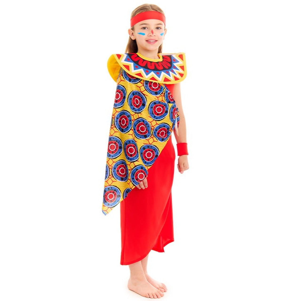 Costume de guerrier de la tribu Masai pour fille