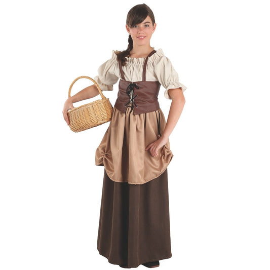Déguisement de Jardinière Médiévale pour fille