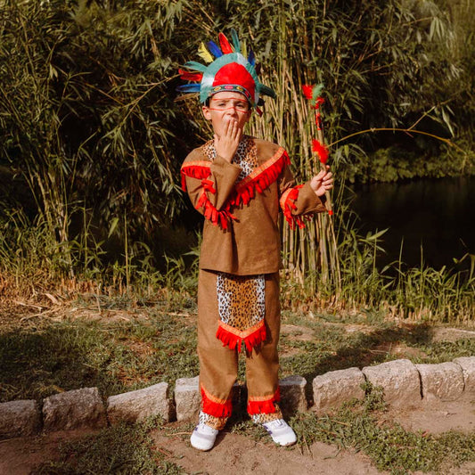 Disfraz indio niño