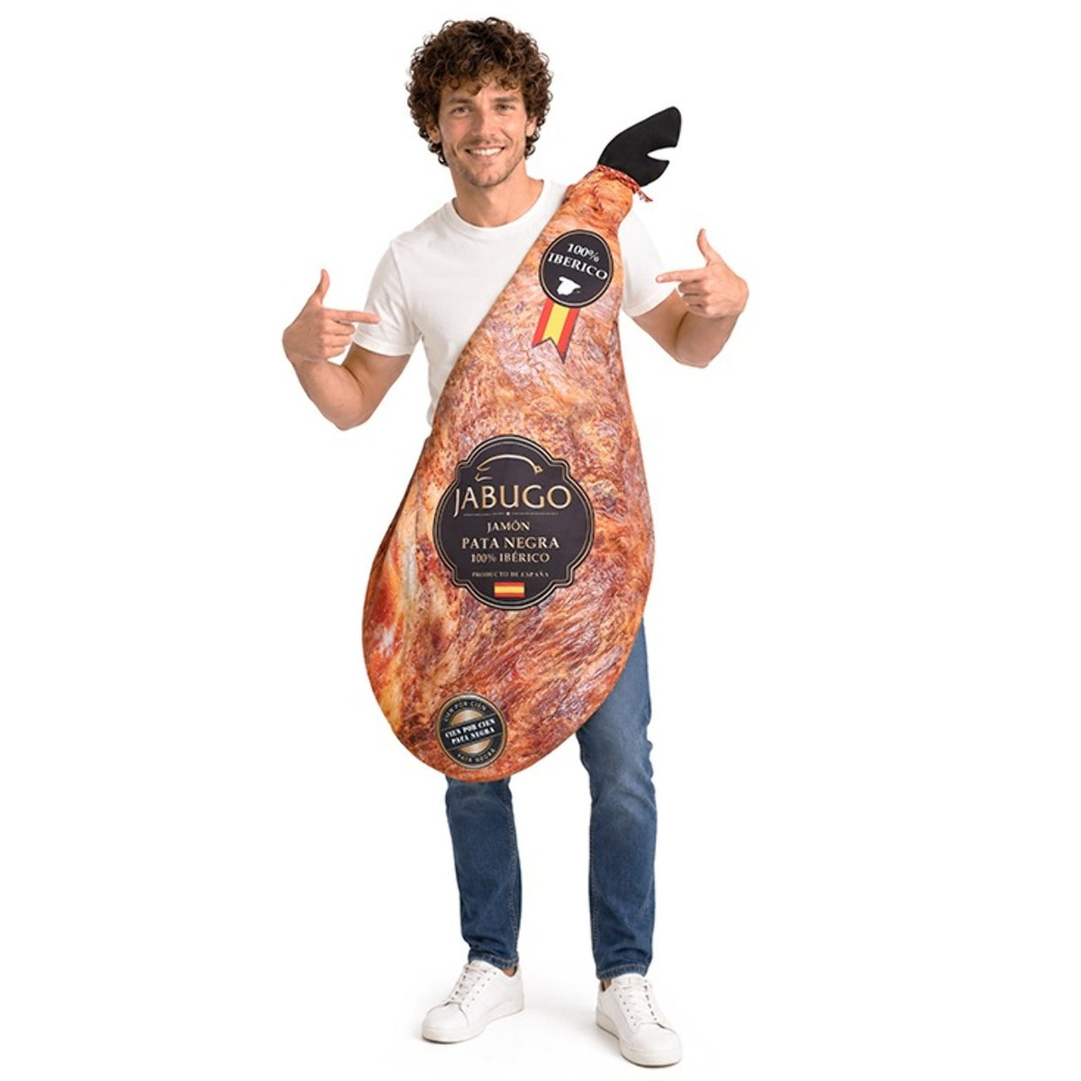 Déguisement de jambon Pata Negra éco pour adulte