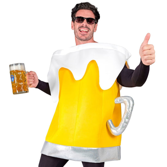 Déguisement de Cruche de Bière Jaune pour adulte