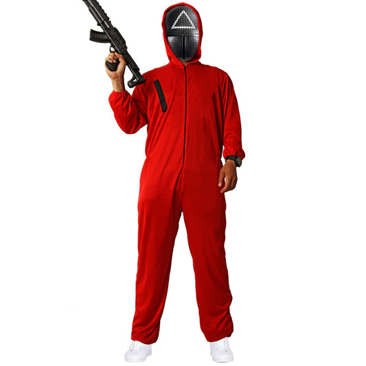 Costume basique de garde rouge de Squid Game pour enfant