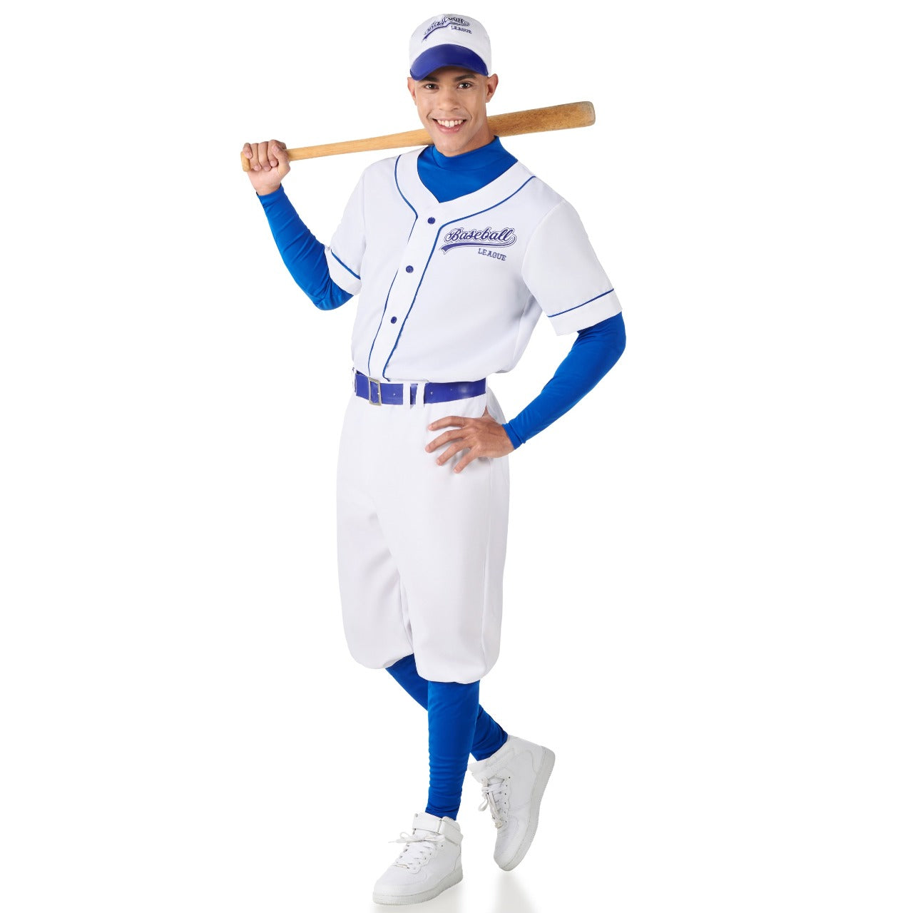 Déguisement Joueur de Baseball Bleu homme
