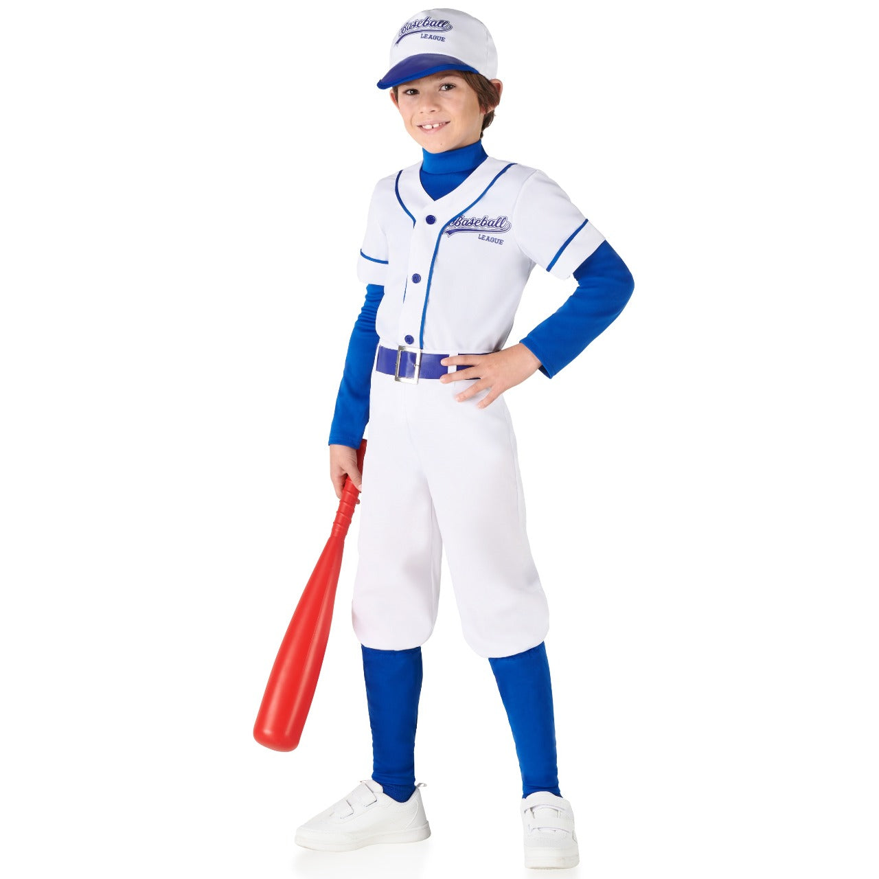 Déguisement de Joueur de Baseball Bleu enfant