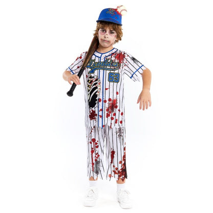 Déguisement de joueur de baseball zombie pour enfant