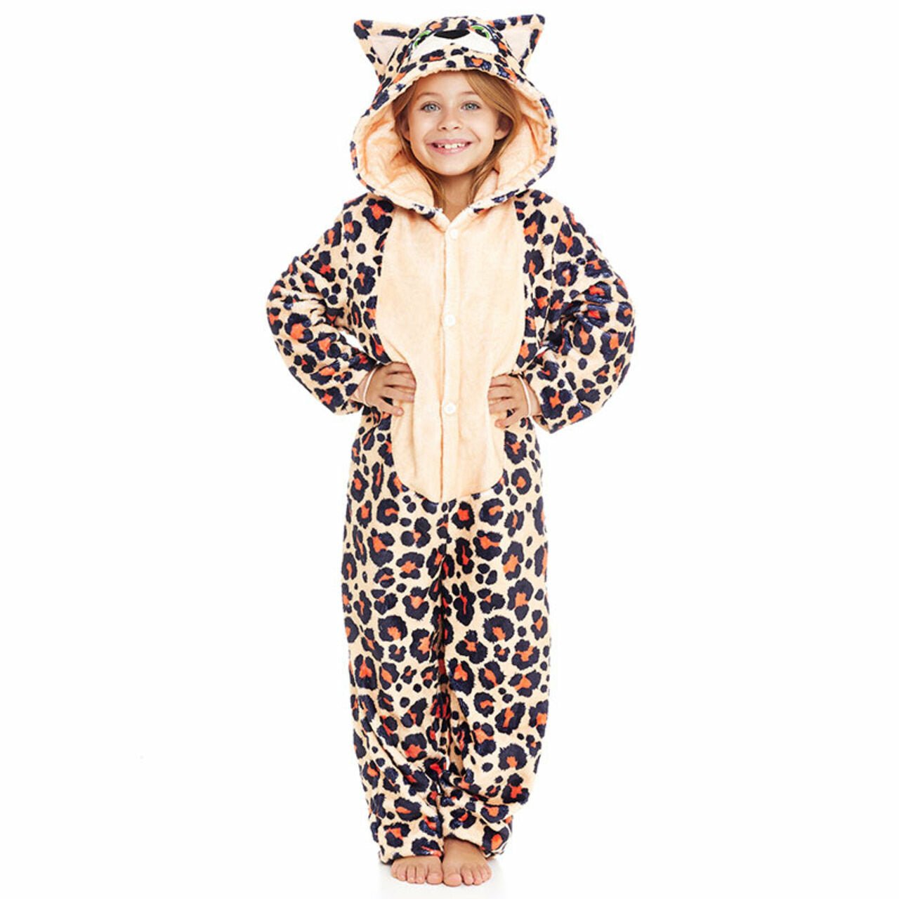 Costume Léopard en Peluche pour enfants