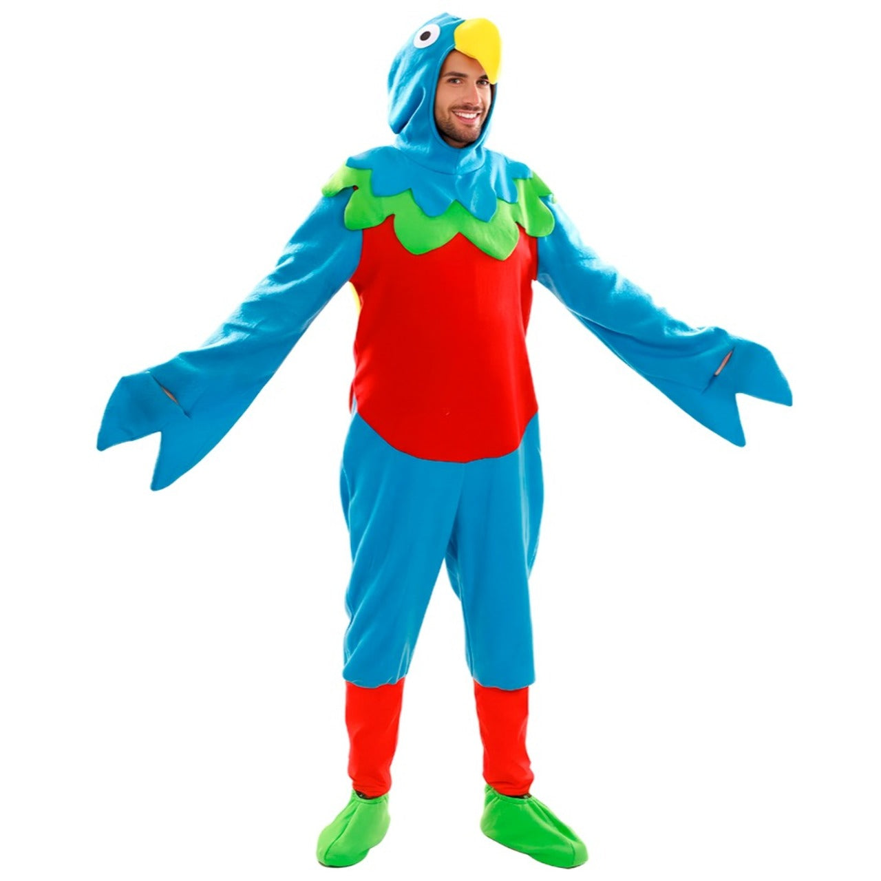 Déguisement Perroquet Multicolore adulte