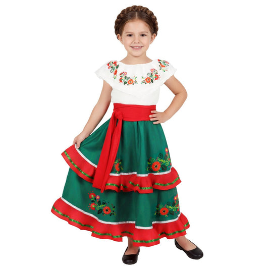 Déguisement Mexicaine Nayeli fille