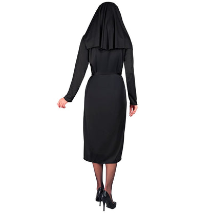 Déguisement de Nonne Dévote pour femme