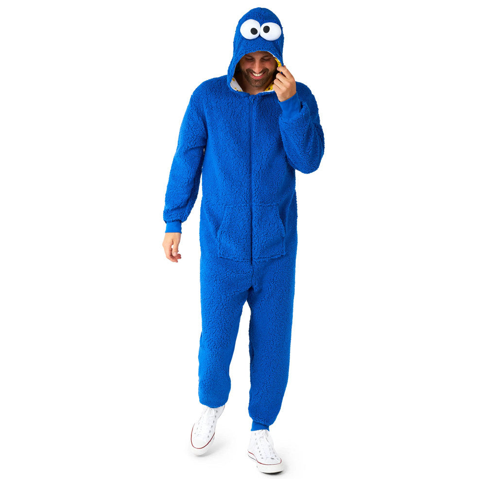 Déguisement du Monstre des Cookies 1, rue Sésame™ pour adulte  