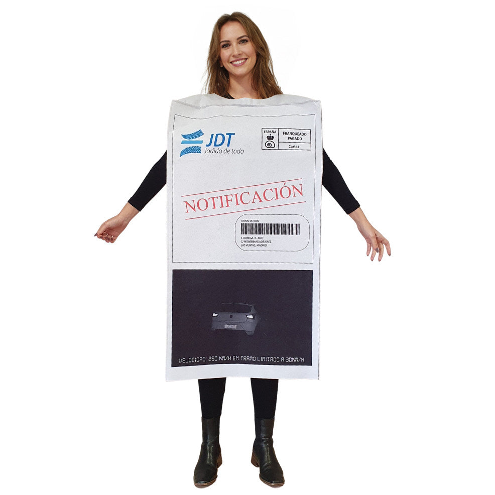 Déguisement Contravention Routière adulte