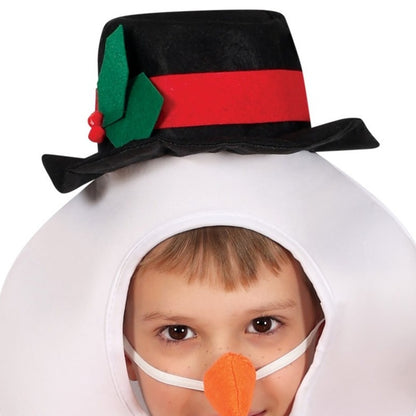 Déguisement de Bonhomme de neige Blanc pour enfant