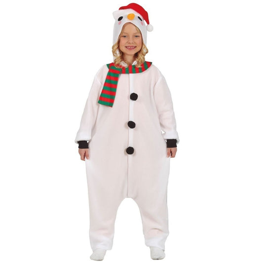 Costume de bonhomme de neige écologique pour enfants