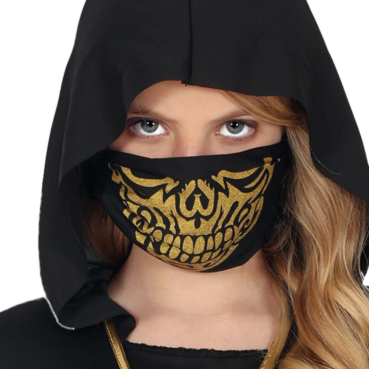 Déguisement Ninja Dragon Noir fille
