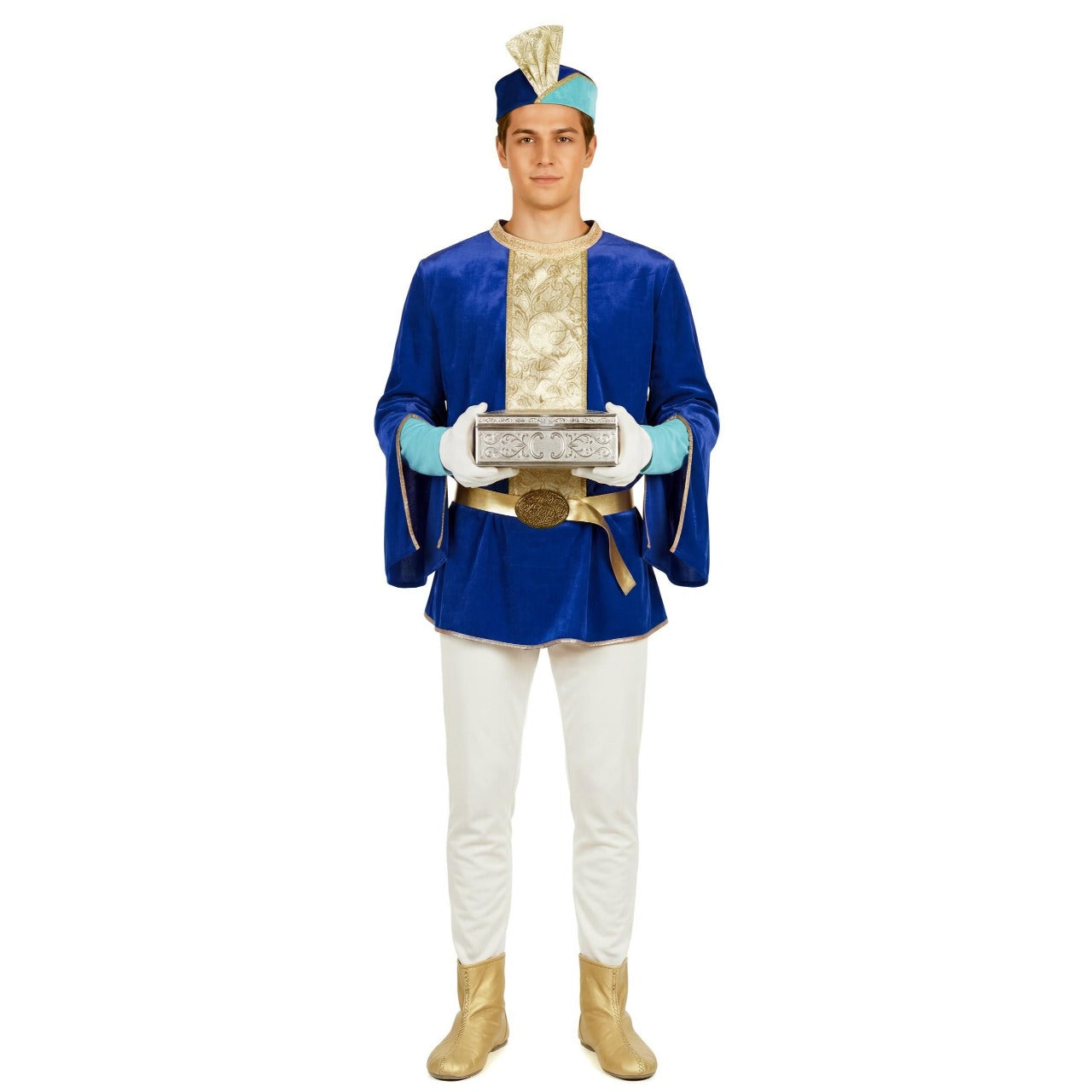 Déguisement Page Royal Bleu Deluxe adulte