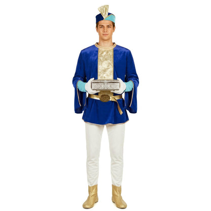 Déguisement Page Royal Bleu Deluxe adulte