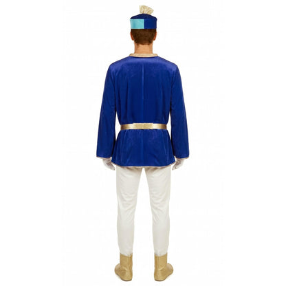 Déguisement Page Royal Bleu Deluxe adulte