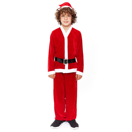 Déguisement de Père Noël Rouge Éco pour enfant