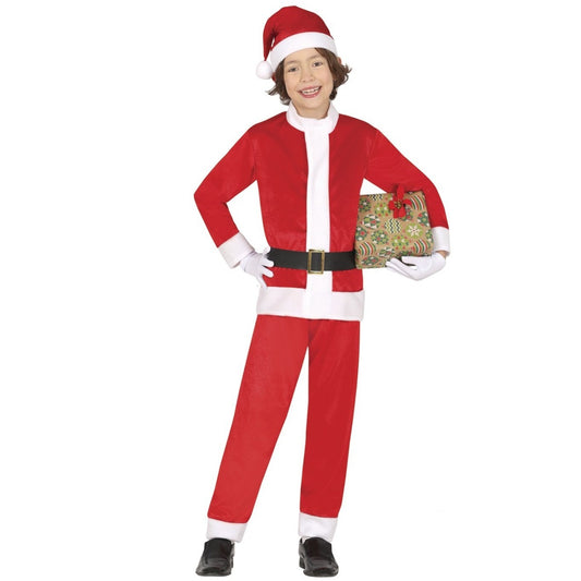 Déguisement de Père Noël Velours pour enfant