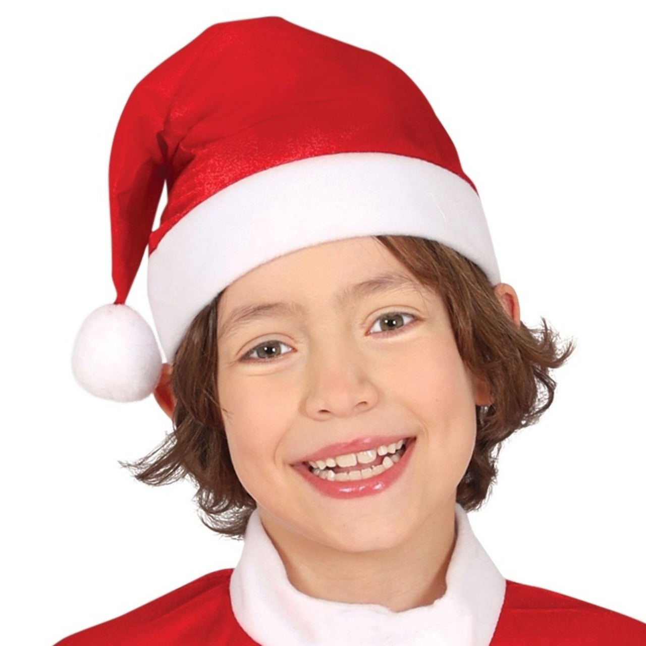 Déguisement de Père Noël Velours pour enfant 