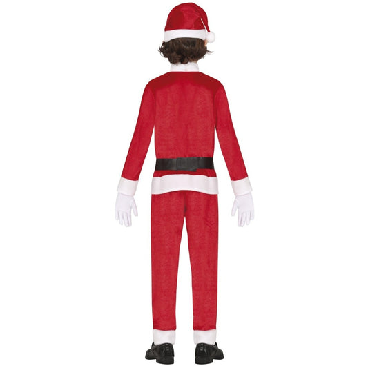 Déguisement de Père Noël Velours pour enfant