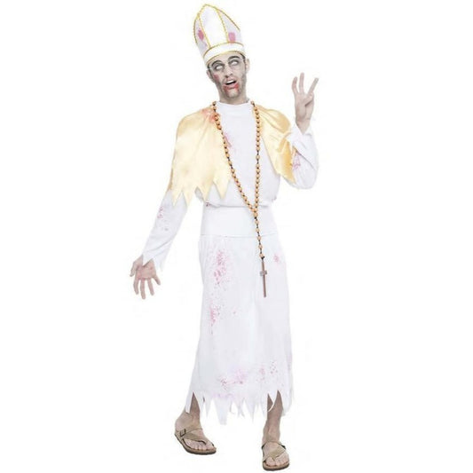Costume de pape zombie pour adultes