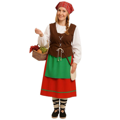 Déguisement Bergère Asturienne femme