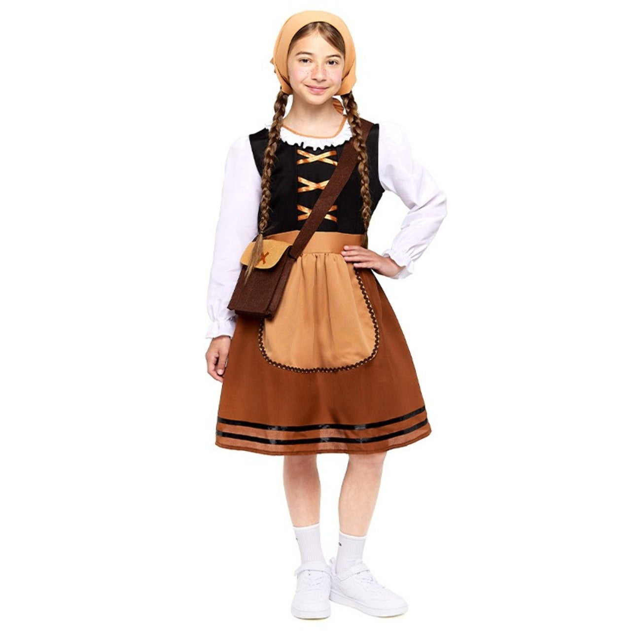 Déguisement de Bergère Marron fille