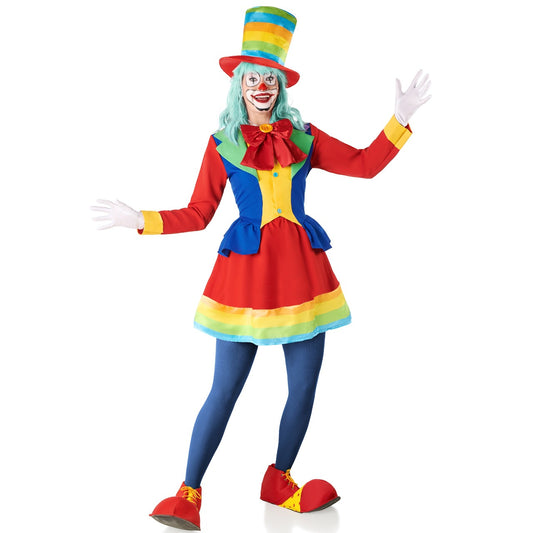 Déguisement Clown Micolor femme