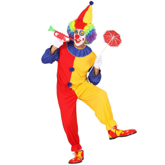 Déguisement Clown Bicolore adulte