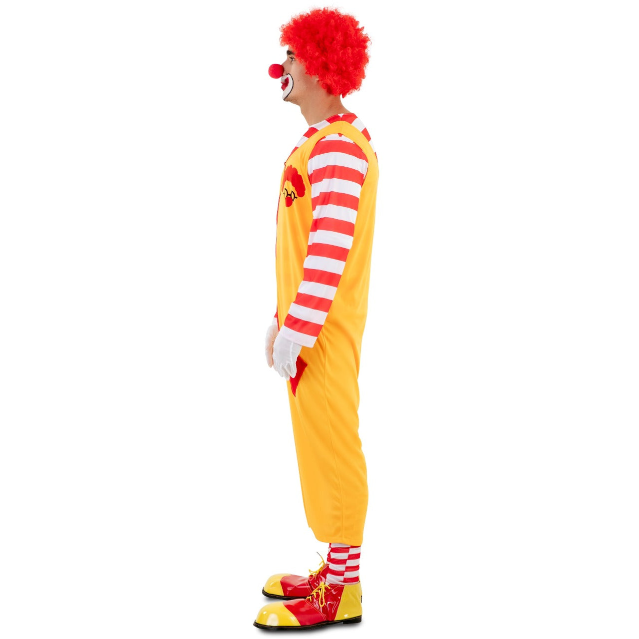 Déguisement Clown Burger Jaune adulte