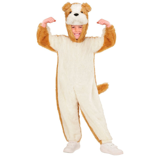 Déguisement Chien Bulldog Peluche pour enfants