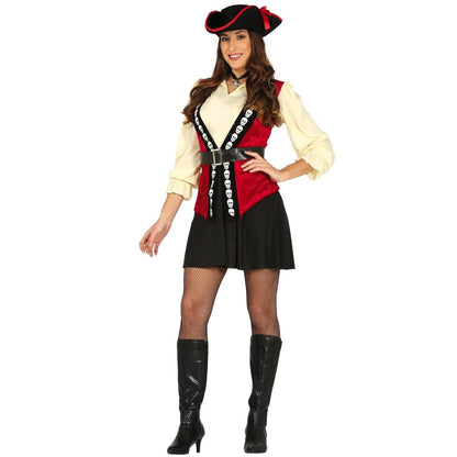 Déguisement pirate crâne courageux femme