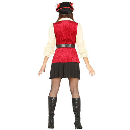 Déguisement pirate crâne courageux femme