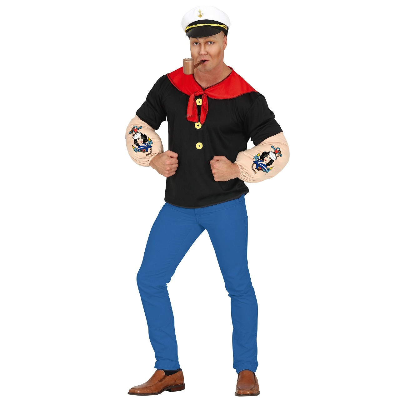 Déguisement Popeye musclé homme