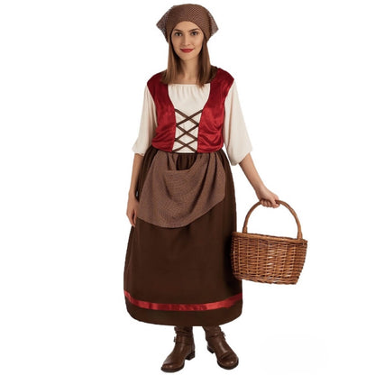 Déguisement Aubergiste Marron femme