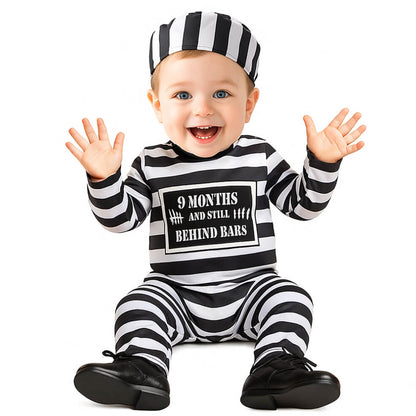 Déguisement Prisonnier Rayé bébé
