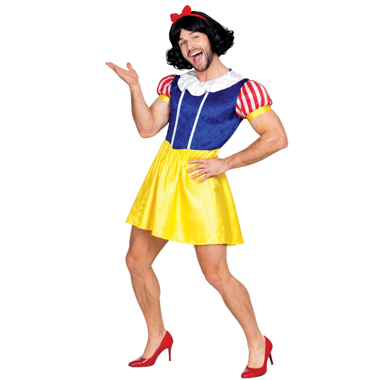 Déguisement de princesse Blanche-Neige pour homme