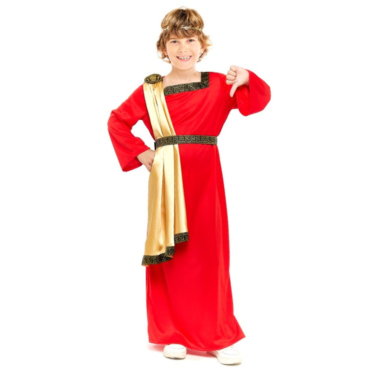 Déguisement Romain Rouge Élégant enfant