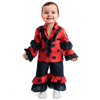 Déguisement Danseur Rumba à Pois bébé