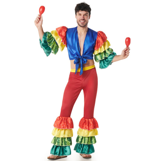 Déguisement Rumbero multicolore homme
