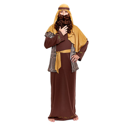 Déguisement de Saint Joseph marron pour adulte