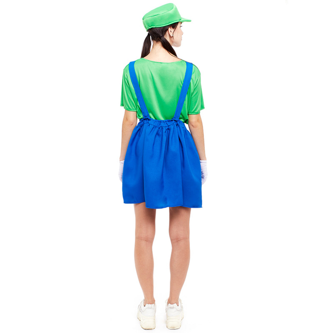 Casquette de déguisement Super Luigi pour femme