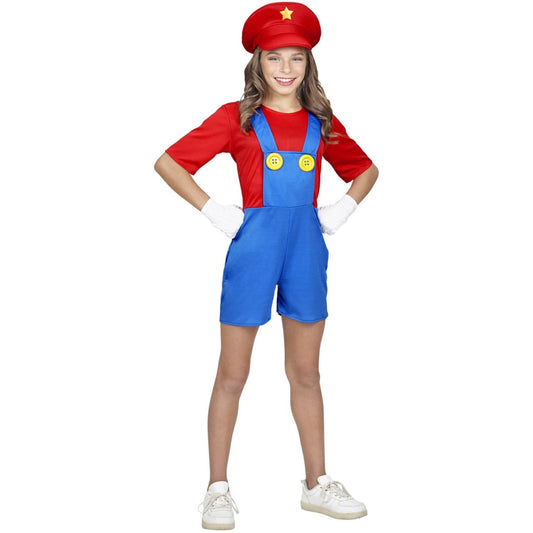 Déguisement jeu vidéo Super Mario fille