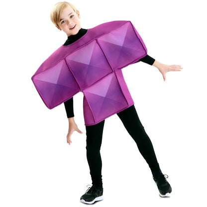 Déguisement Tetris violet enfant