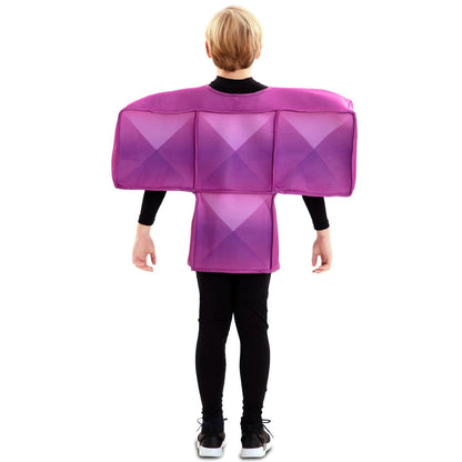 Déguisement Tetris violet enfant