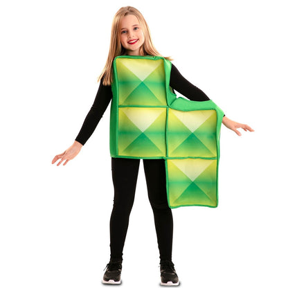 Déguisement Tetris vert enfant