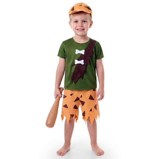 Déguisement Troglodyte Bam Bam Casquette garçon